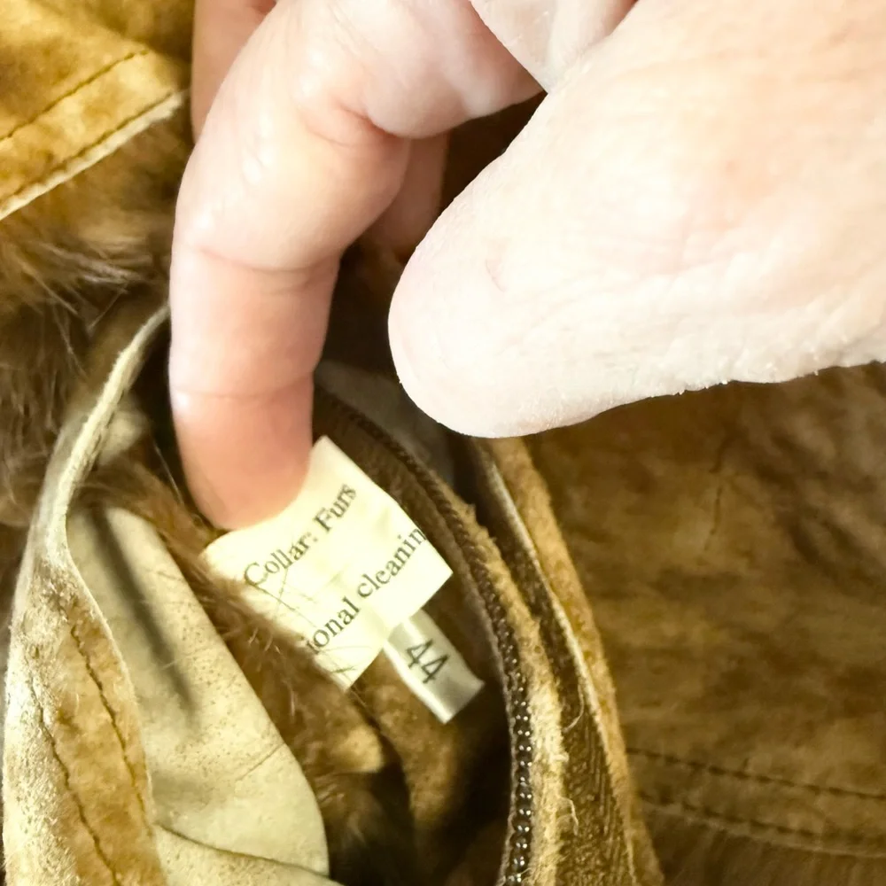 Ben Kahn Reversible Leather and Fur Jacket